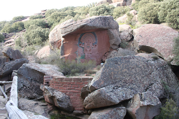 Grabado del Peruano en Pozondón